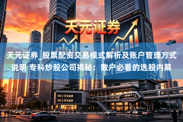 天元证券_股票配资交易模式解析及账户管理方式说明 专科炒股公司揭秘：散户必看的选股内幕